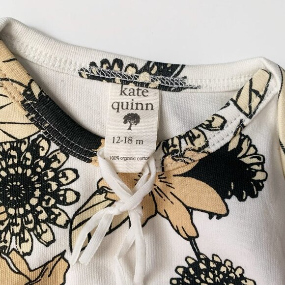 NWT Kate Quinn Organics baby girl bodysuit 12-18 months - Picture 2 of 4
